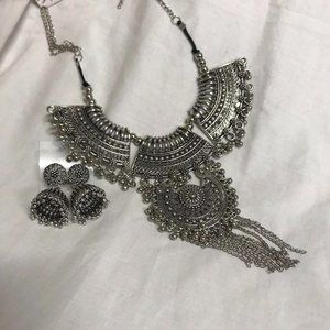necklace and earrings set